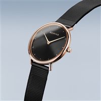 Orologio Bering Donna Ultra Slim in Acciaio placcato oro rosa 15729-166 - 15729-166